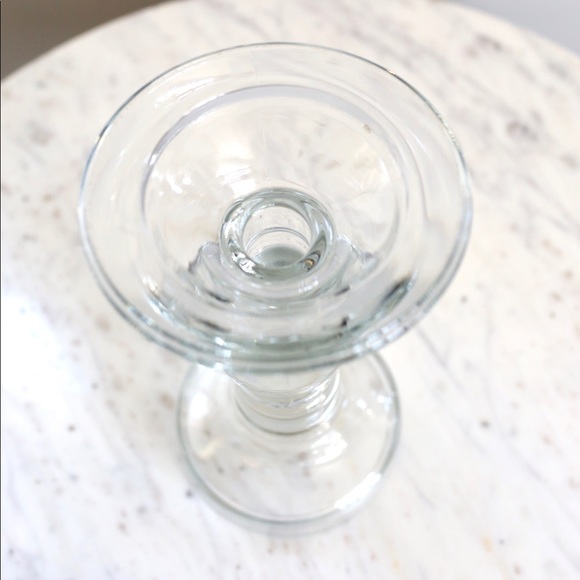 Glass candle holder, reversible - Picture 3 of 7